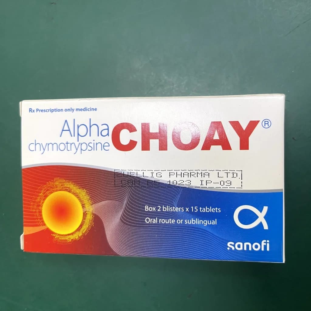 Alpha chymotrypsine CHOAY