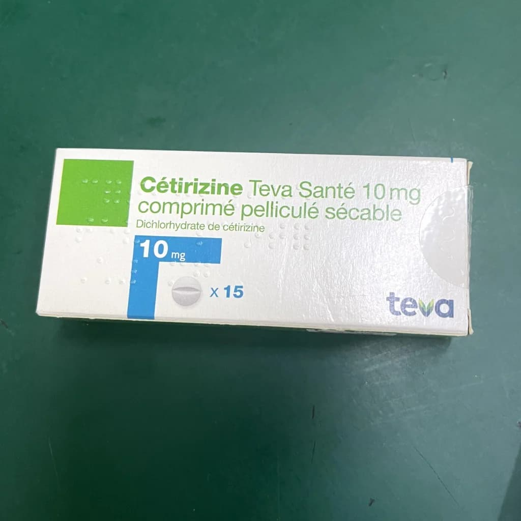 Cetirizine Teva Sante 10mg