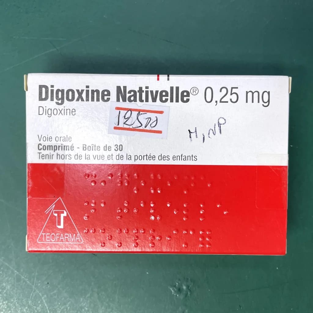 Digoxine Nativelle 0.25 0.25mg