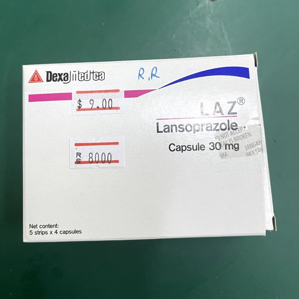 Laz Lansoprazole 30mg