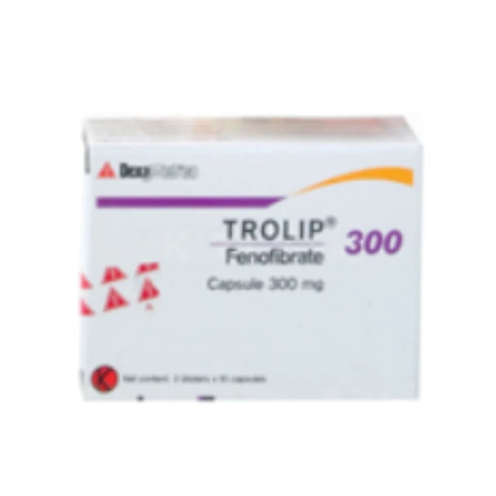 Trolip 300mg (Fenofibrate) 300mg