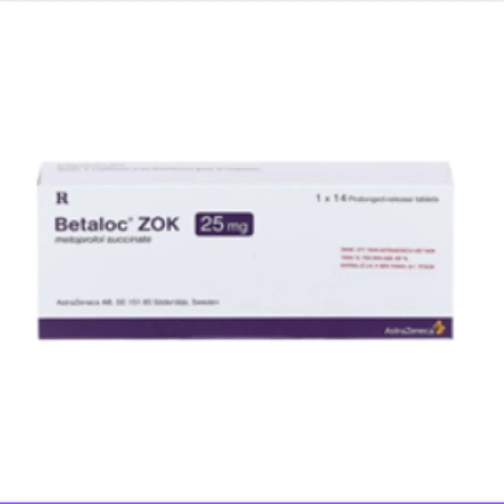 Betaloc ZOK 25mg (Metoprolol) 25mg