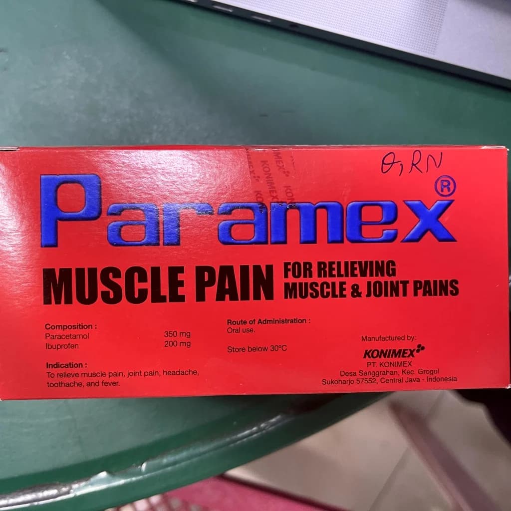 Paramex Muscle Pain 350mg, 200mg