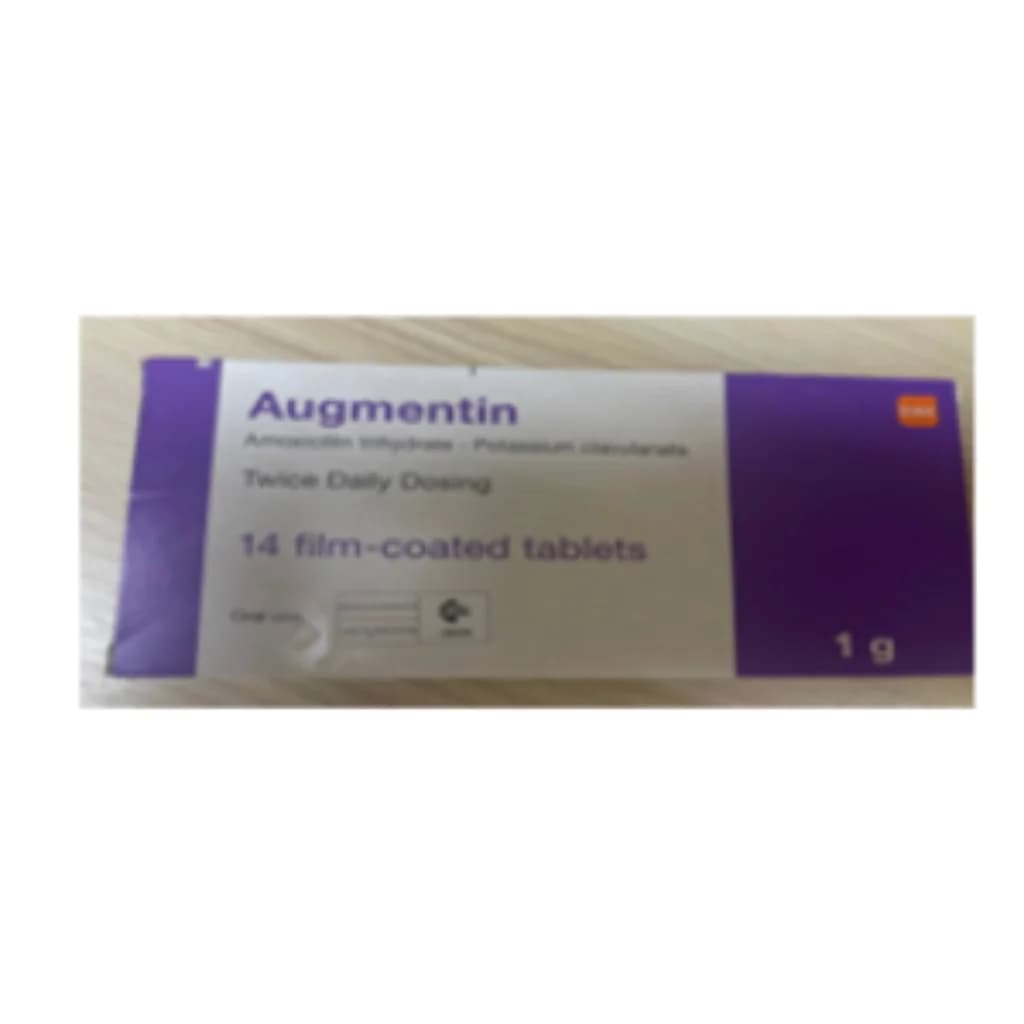 Augmentin 1g Tablet = AMK 1g Tablet (Amoxicillin + Clavulanic) 1g