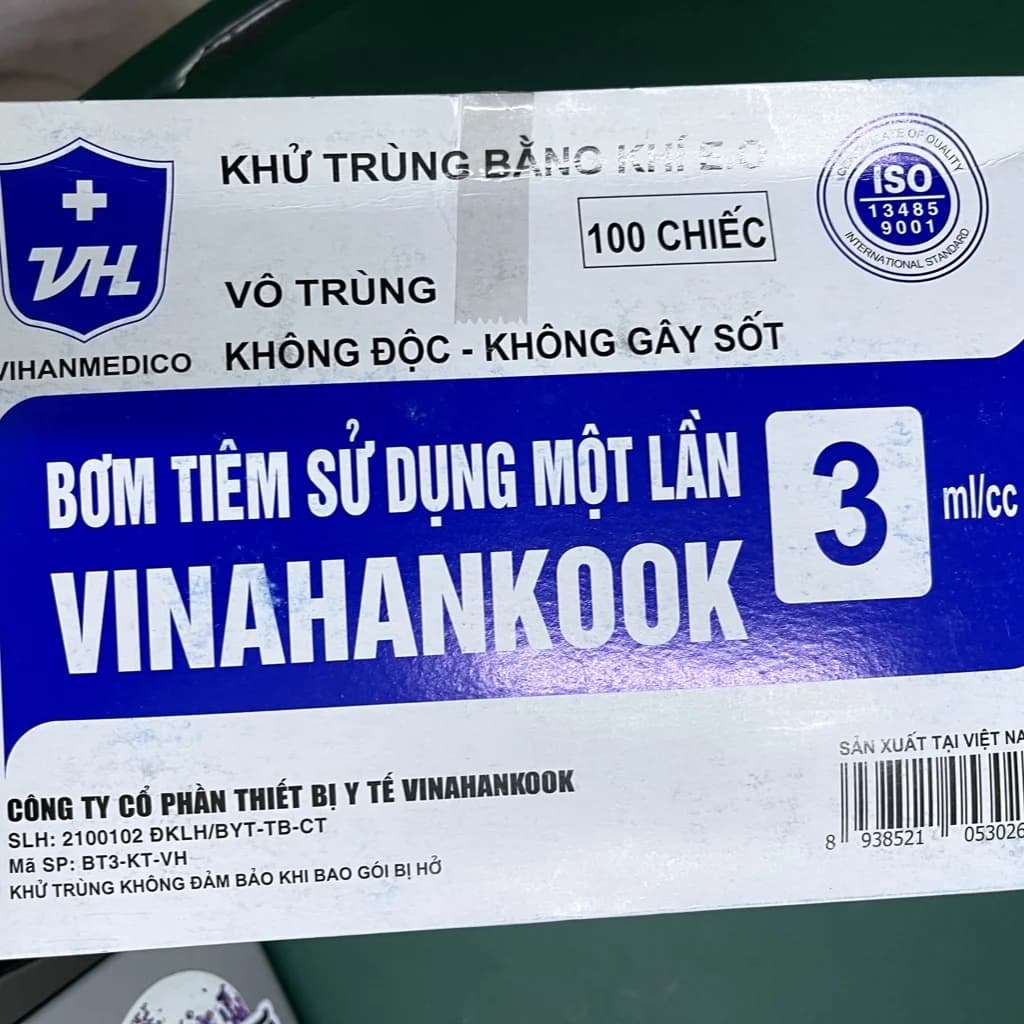 Vinahankook syringe 3ml/cc - Pharmacy Rotha 2