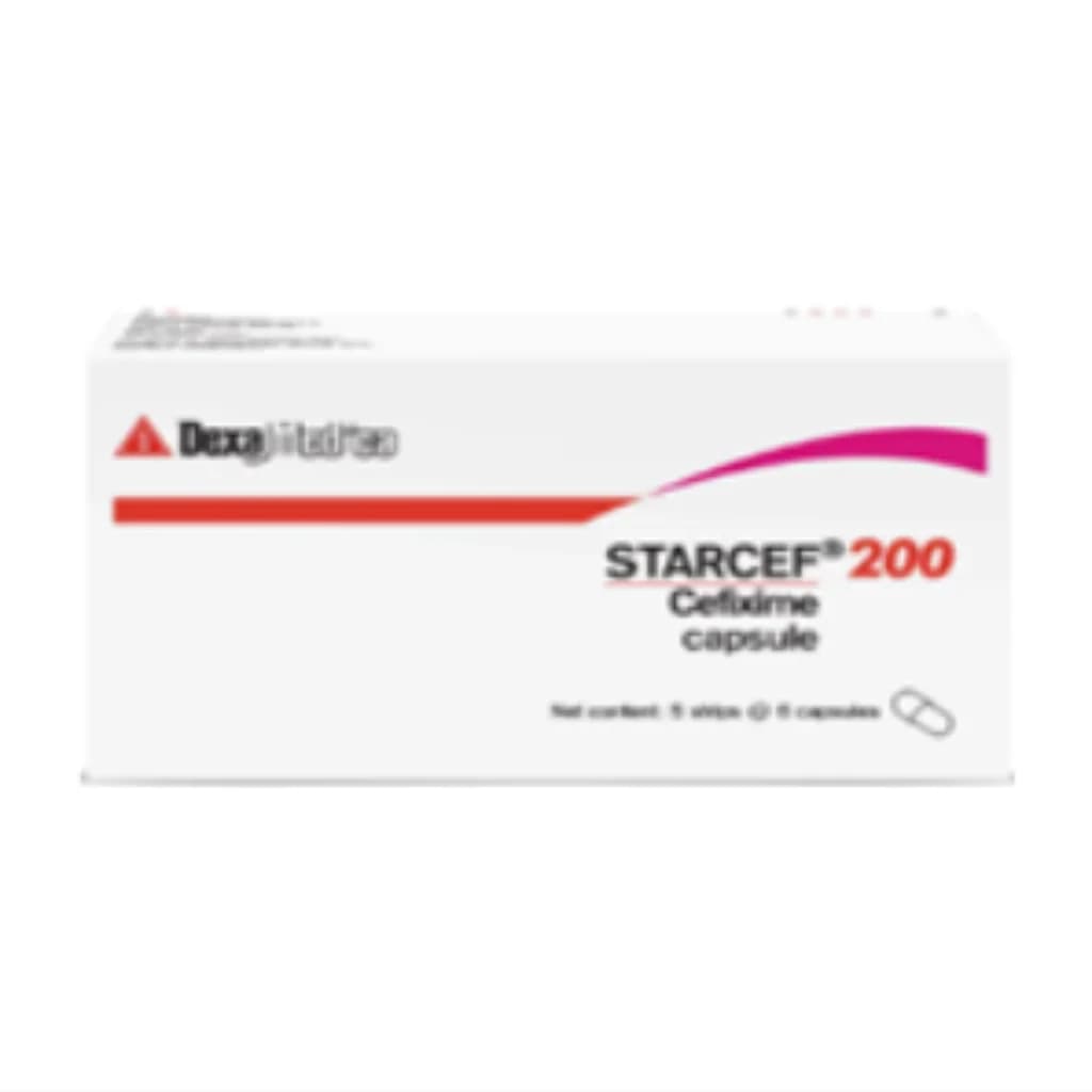 Starcef 200mg Capsule (Cefixime) 200mg