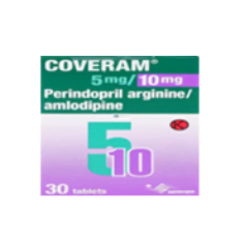 Coveram 5mg/10mg (Perindopril/Amlodipine) 5mg/10mg