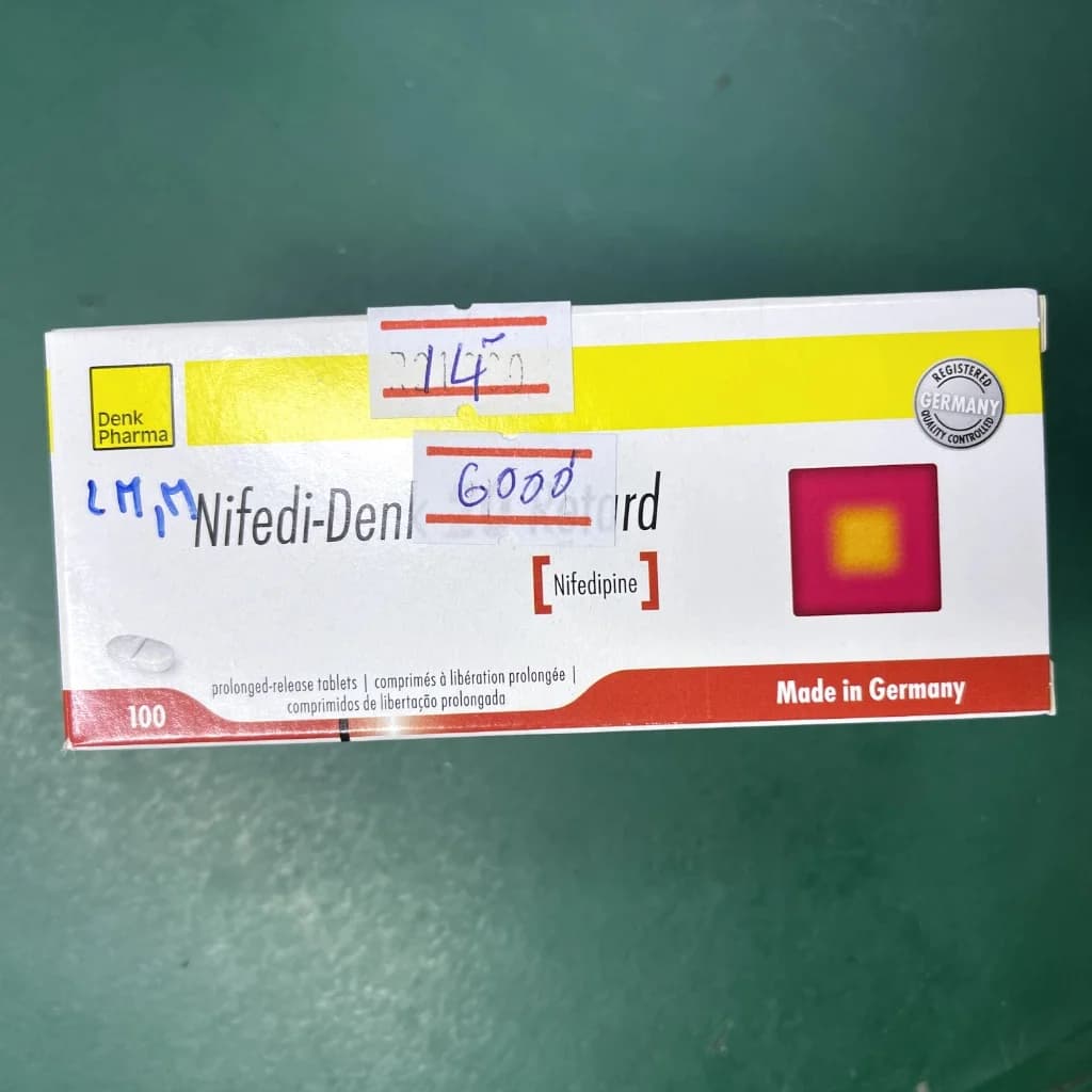 Nifedi-Denk 20 Retard 20mg