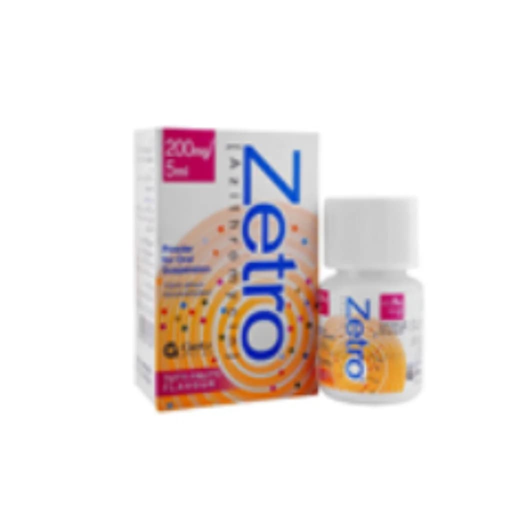 Zetro 200mg/5ml (15ml) (Azithromycin) 200mg/5ml