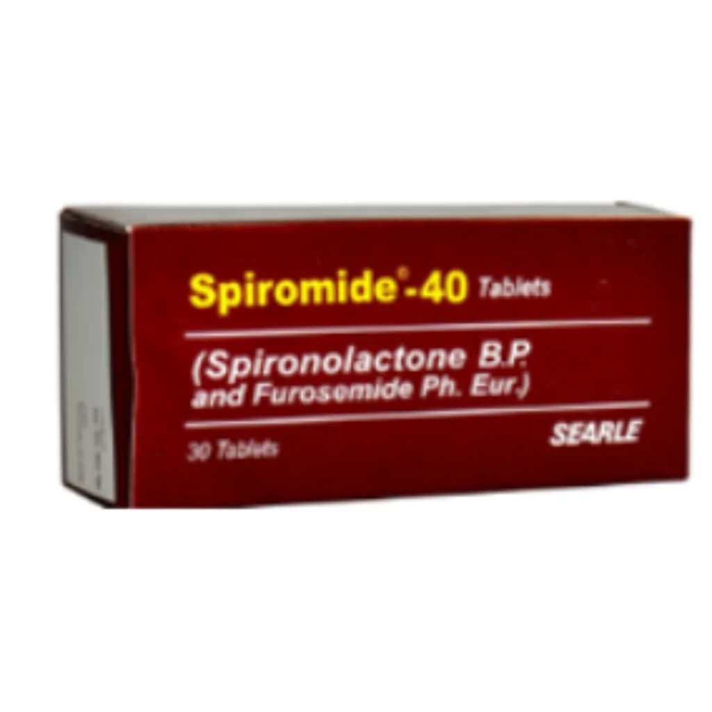 Spiromide 40/50mg (Spironolactone 50mg/Furosemide 40mg) 40/50mg