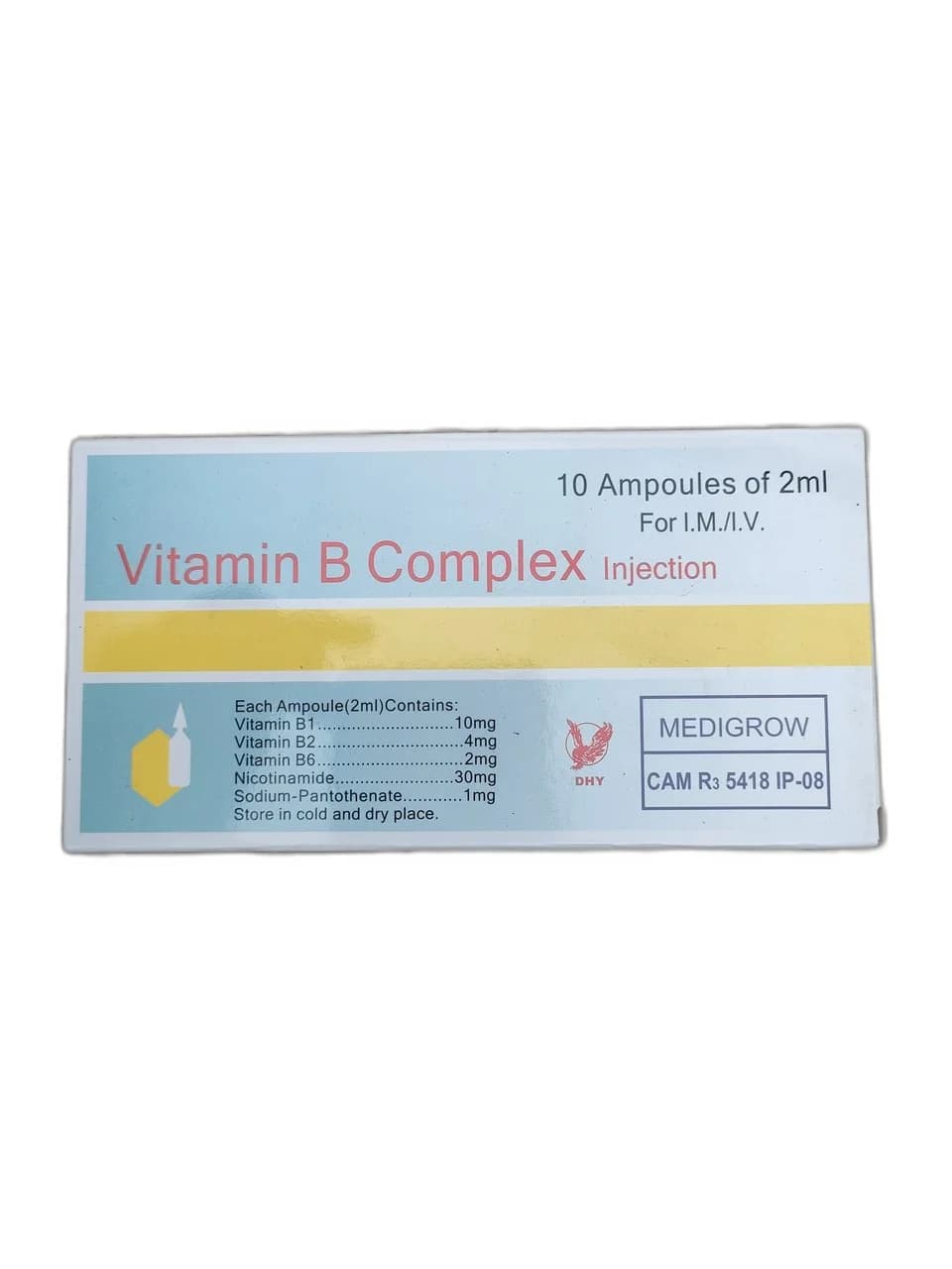 Vitamin B Complex Injection 2ml per ampoule