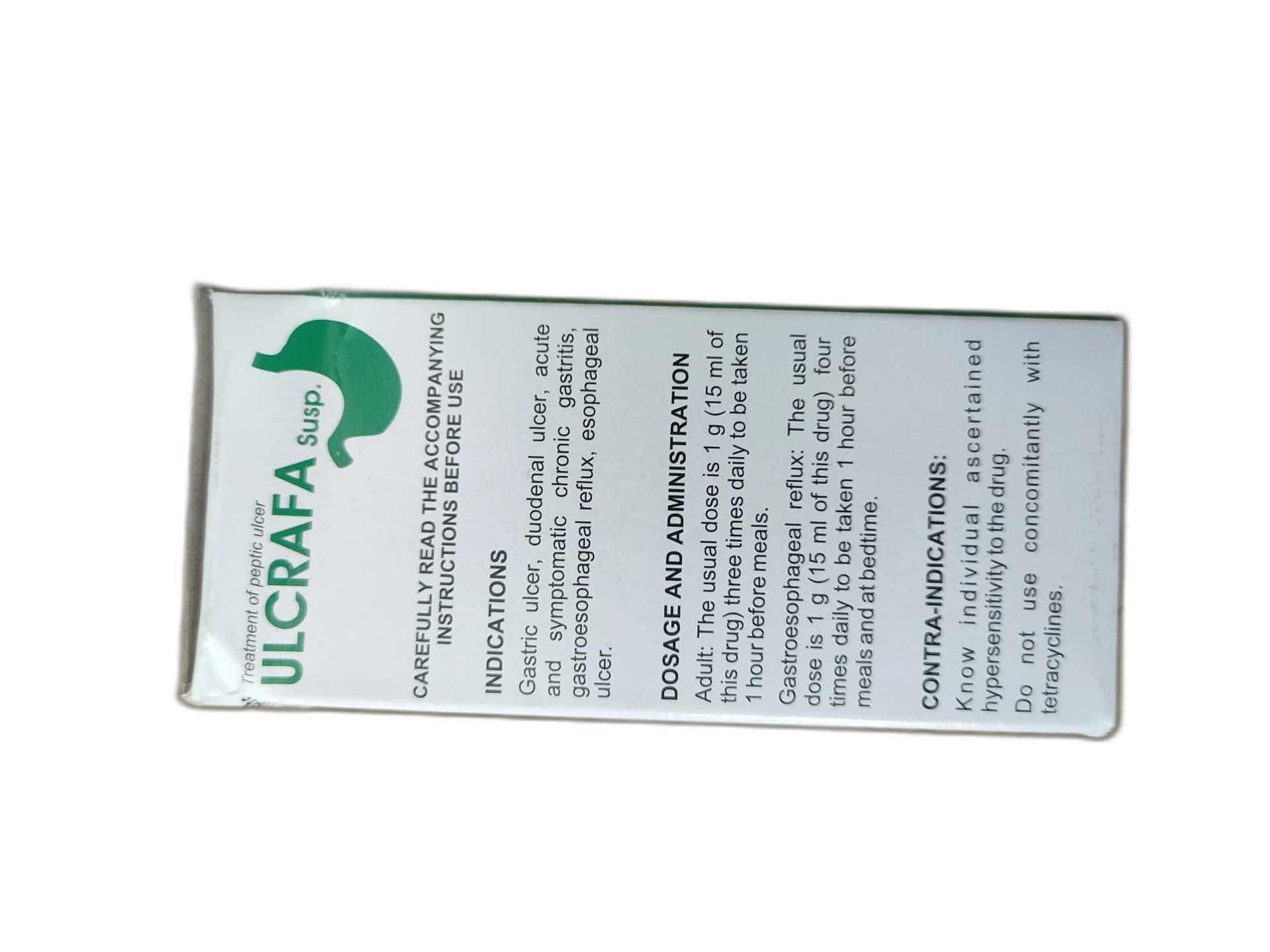 ULCRAFA susp. 1 g (15 ml)