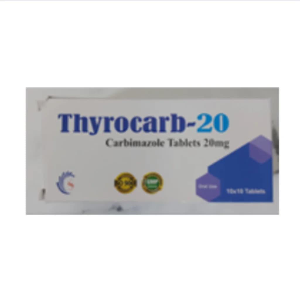 Thyrocarb 20mg (Carbimazole) 20mg