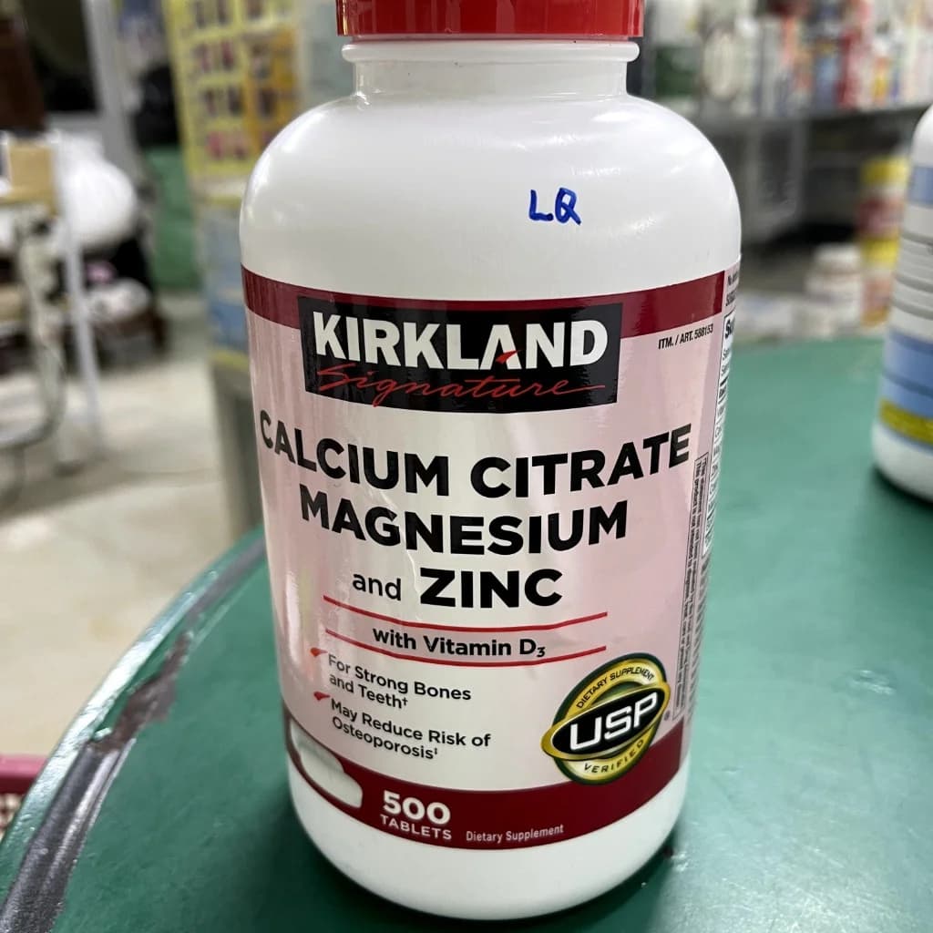 Kirkland Calcium Citrate Magnesium and Zinc