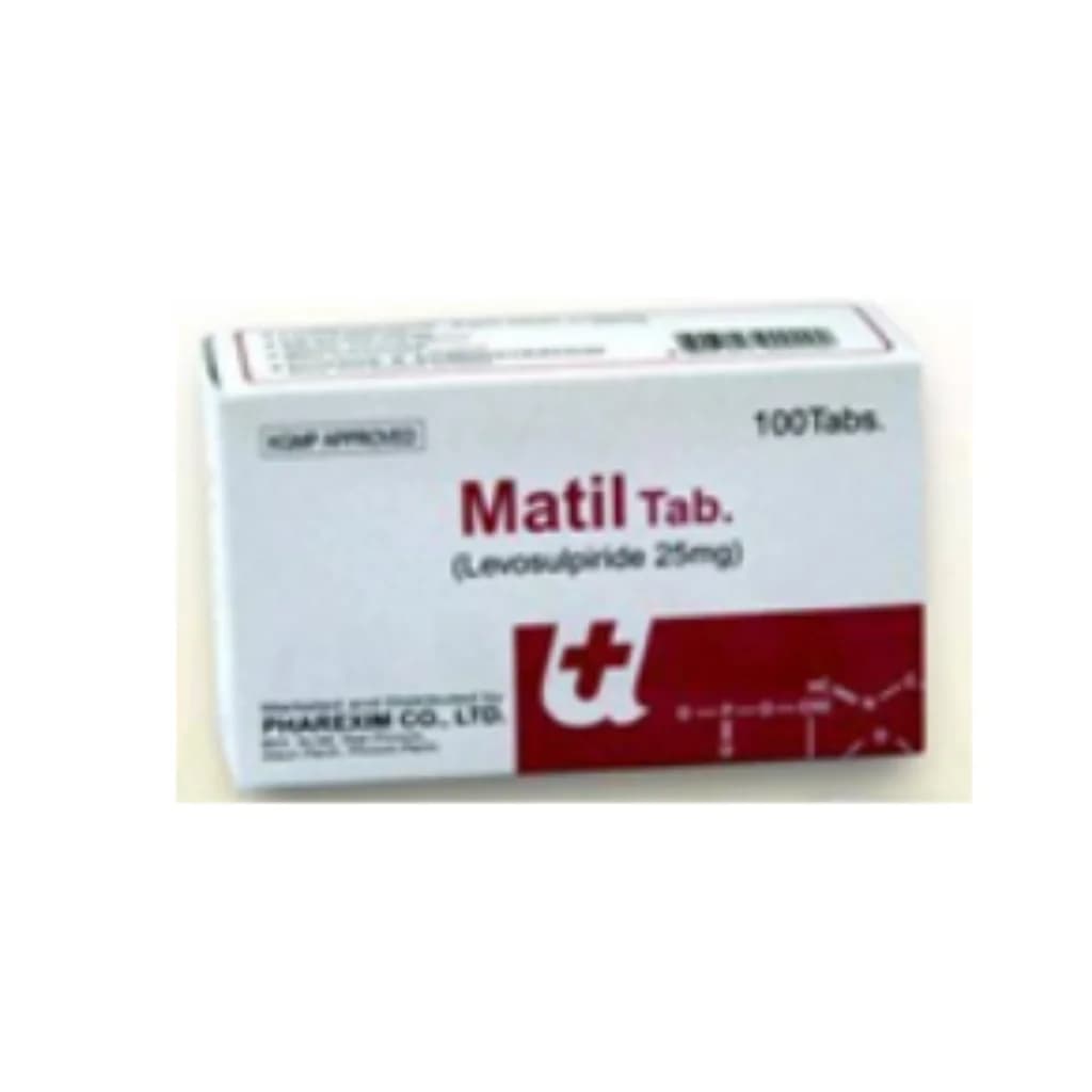 Matil 25mg Tablet (Levosulpiride) 25mg