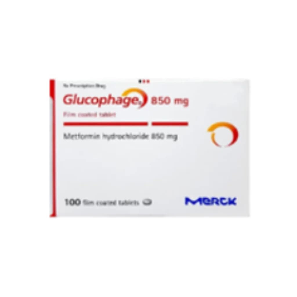 Glucophage 850mg (Metformin) 850mg