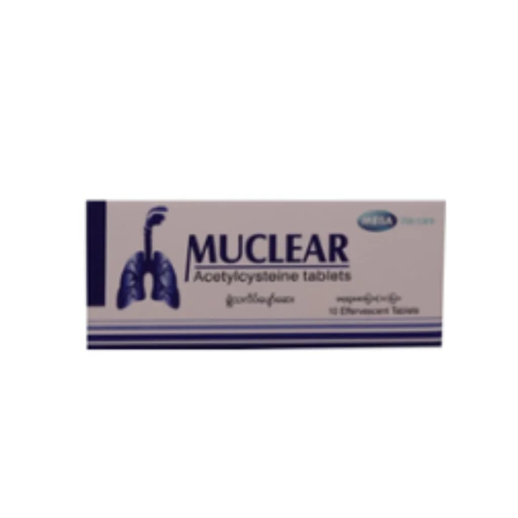 Muclear 600mg (Acetylcysteine) Eff Tab 600mg