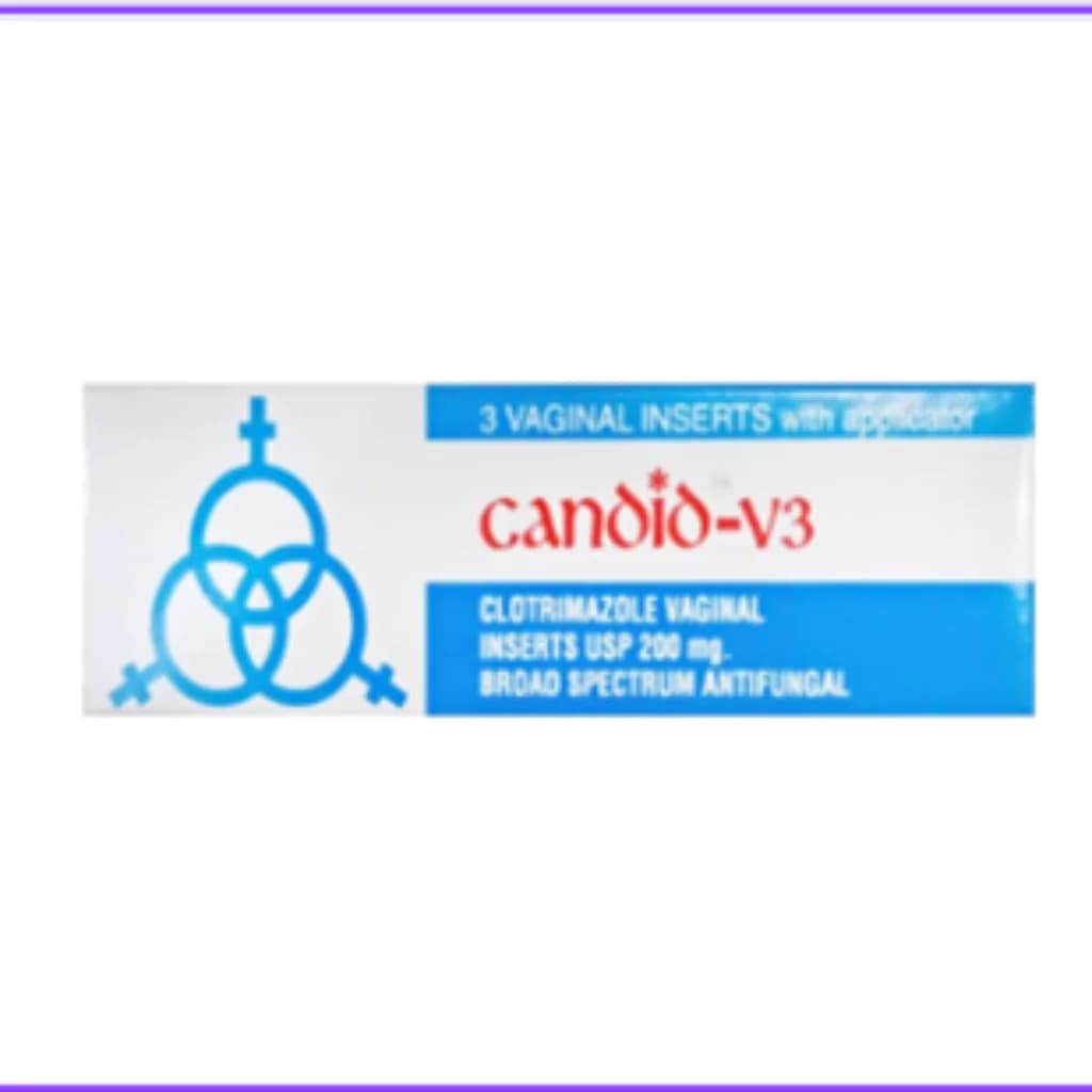 Candid V3 (Clotrimazole 200mg) Vaginal Tablet 200mg