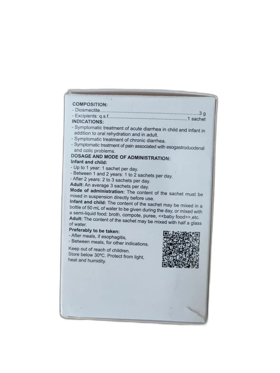 Diosmectite 3 g