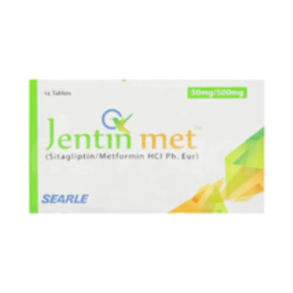 Jentin Met 50mg/500mg (Sitagliptin/Metformin) 50mg/500mg