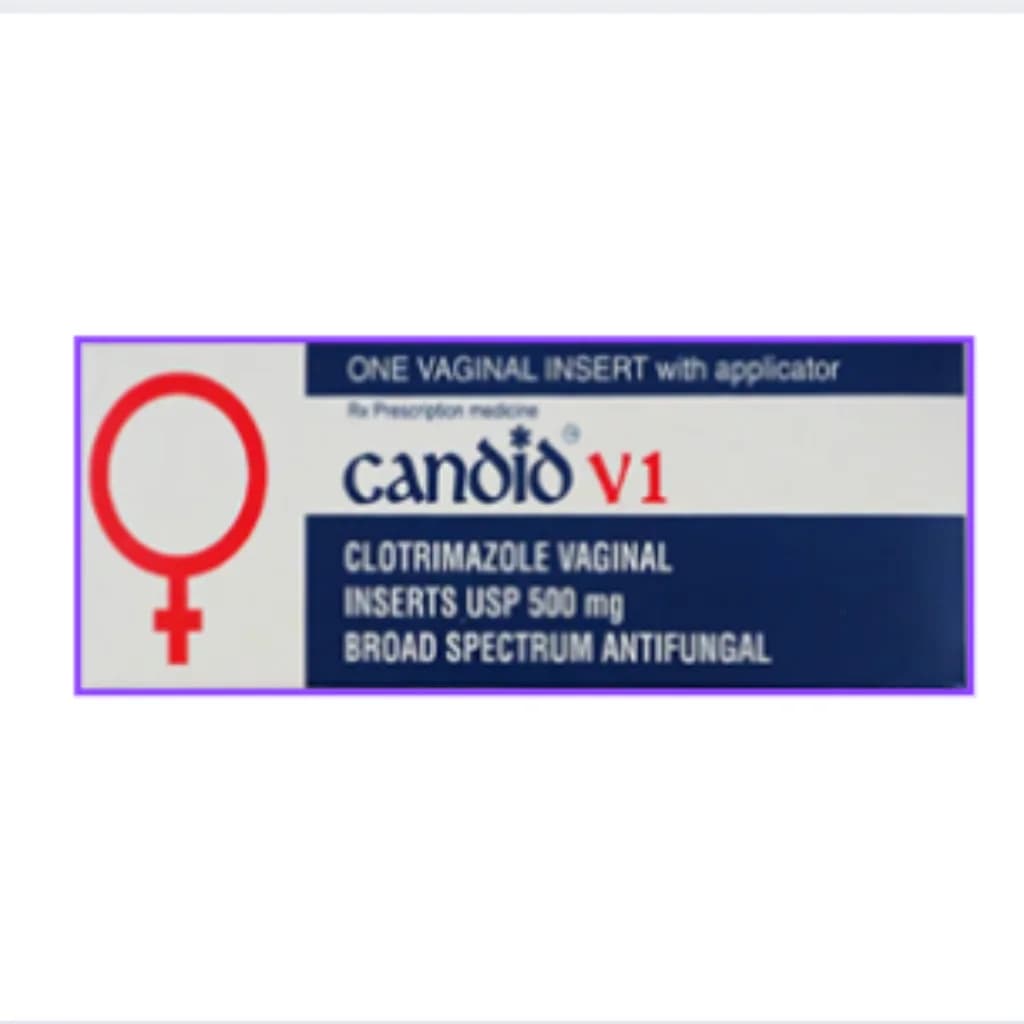 Candid V1 (Clotrimazole 500mg) Vaginal Tablet 500mg