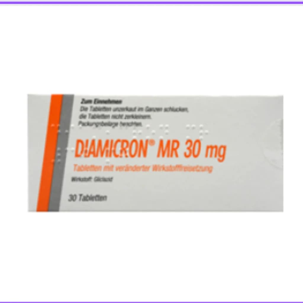 Diamicron MR 30mg (Gliclazide) 30mg