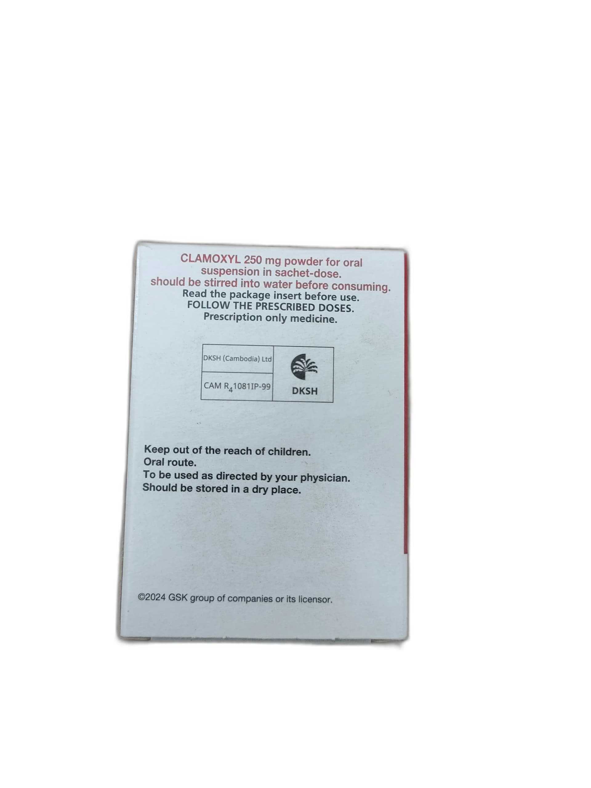 CLAMOXIL 250 mg