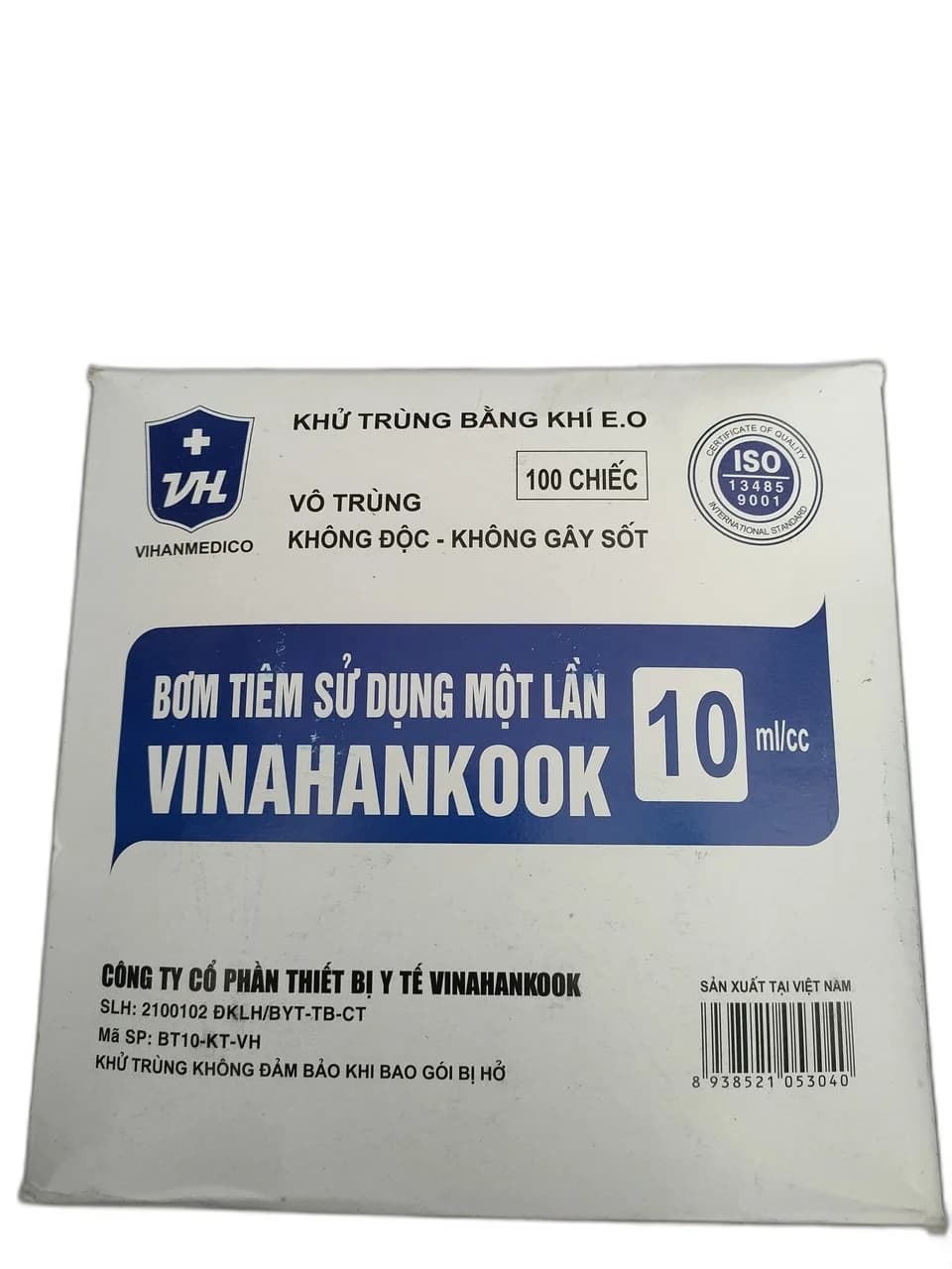BƠM TIÊM SỬ DỤNG MỘT LẦN VINAHANKOOK