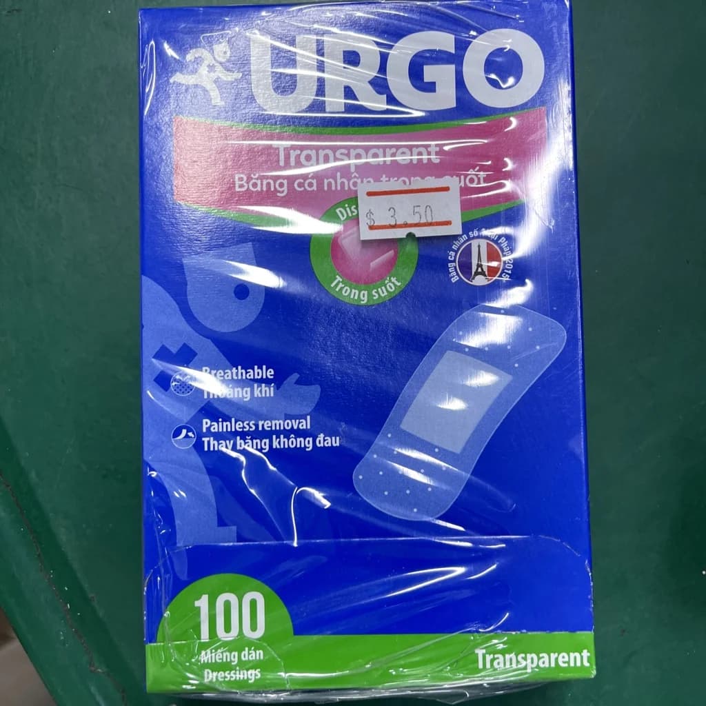 Urgo Transparent 2cm x 7.2cm