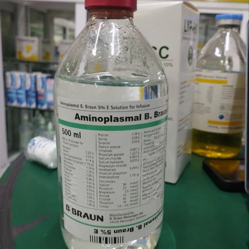 Aminoplasmal B. Bram 5% E 500ml