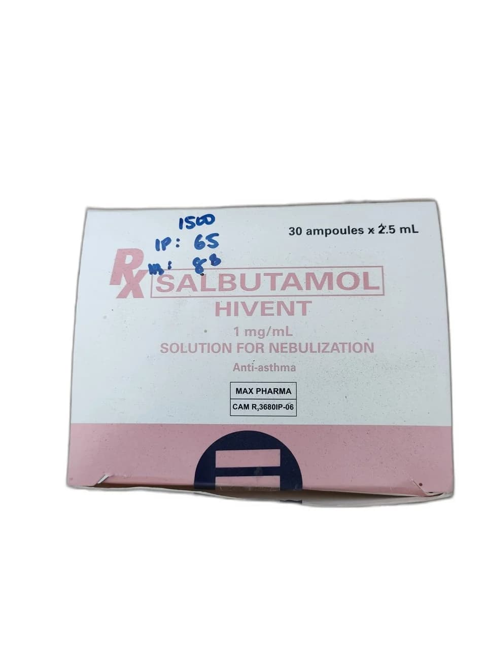 SALBUTAMOL HIVENT 1 mg/mL