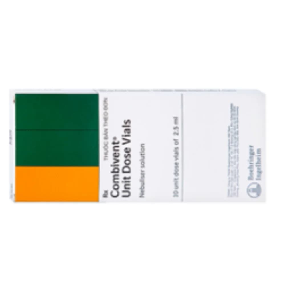 Combivent 2.5ml Nebulizer (Ipratropium 500mcg/Salbutamol 2.5mg) 2.5ml