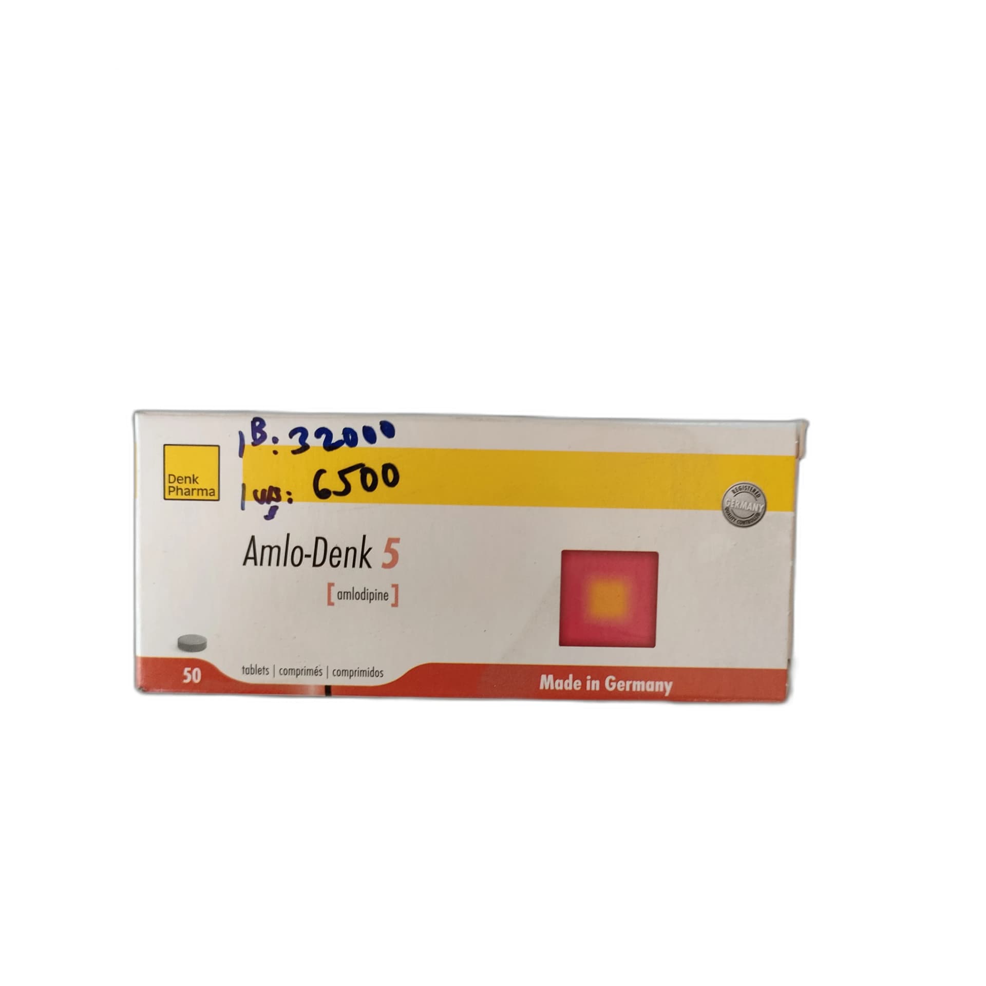 Amlo-Denk 5 Amlodipine 5mg 5mg