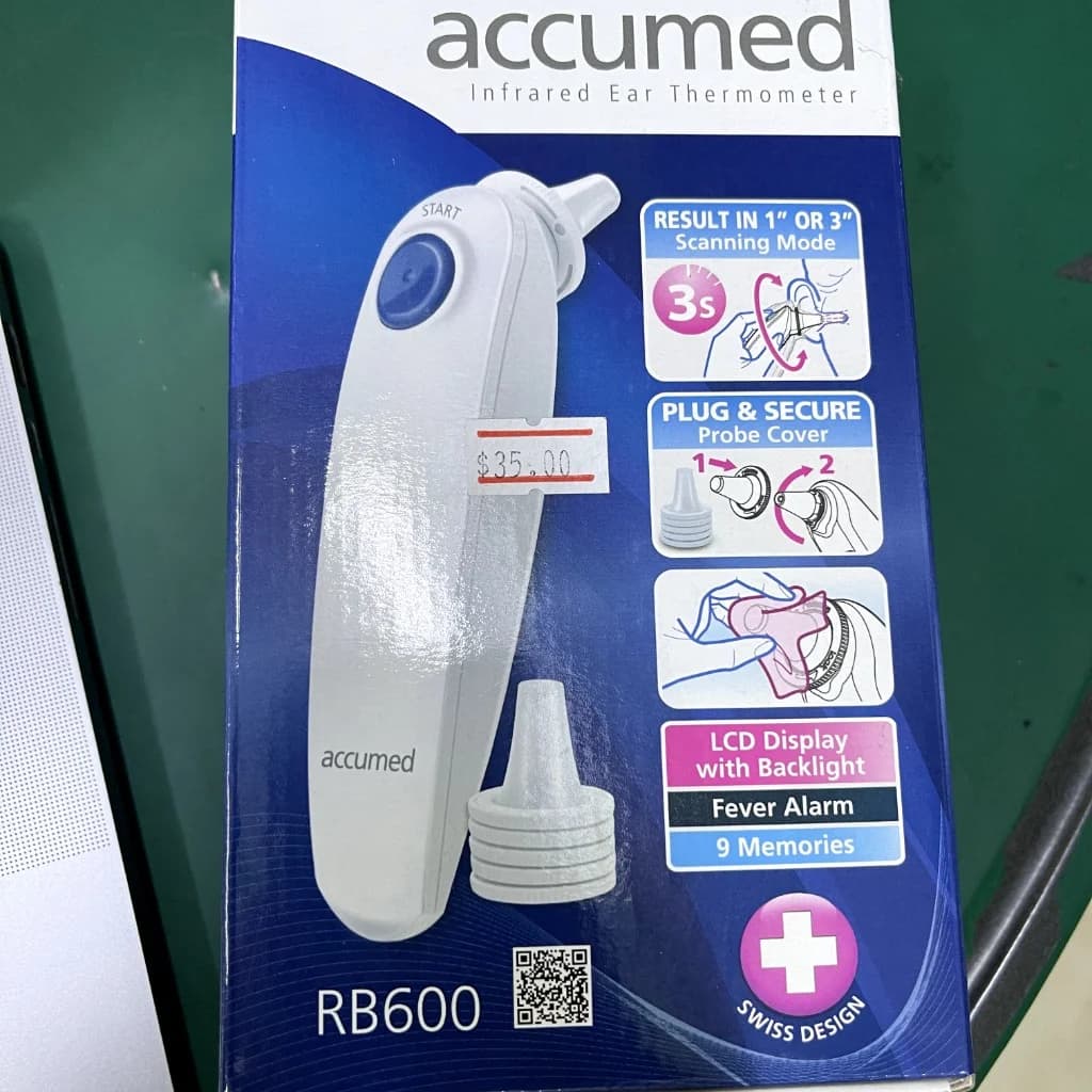 accumed Infrared Ear Thermometer RB600