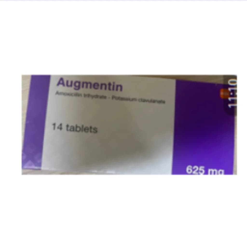 Augmentin 625mg Tablet = AMK 625mg Tablet (Amoxicillin + Clavulanic) 625mg