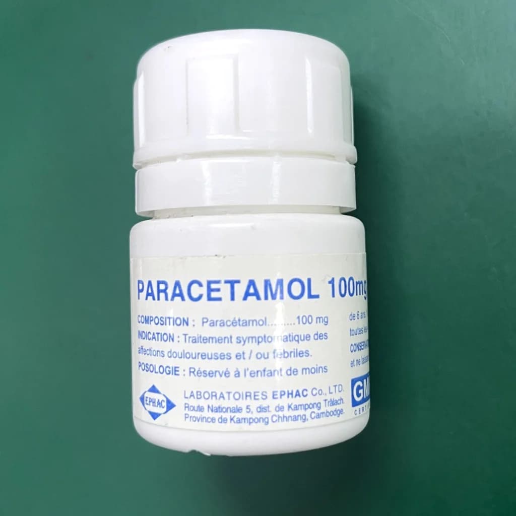 Paracetamol 100mg 100mg