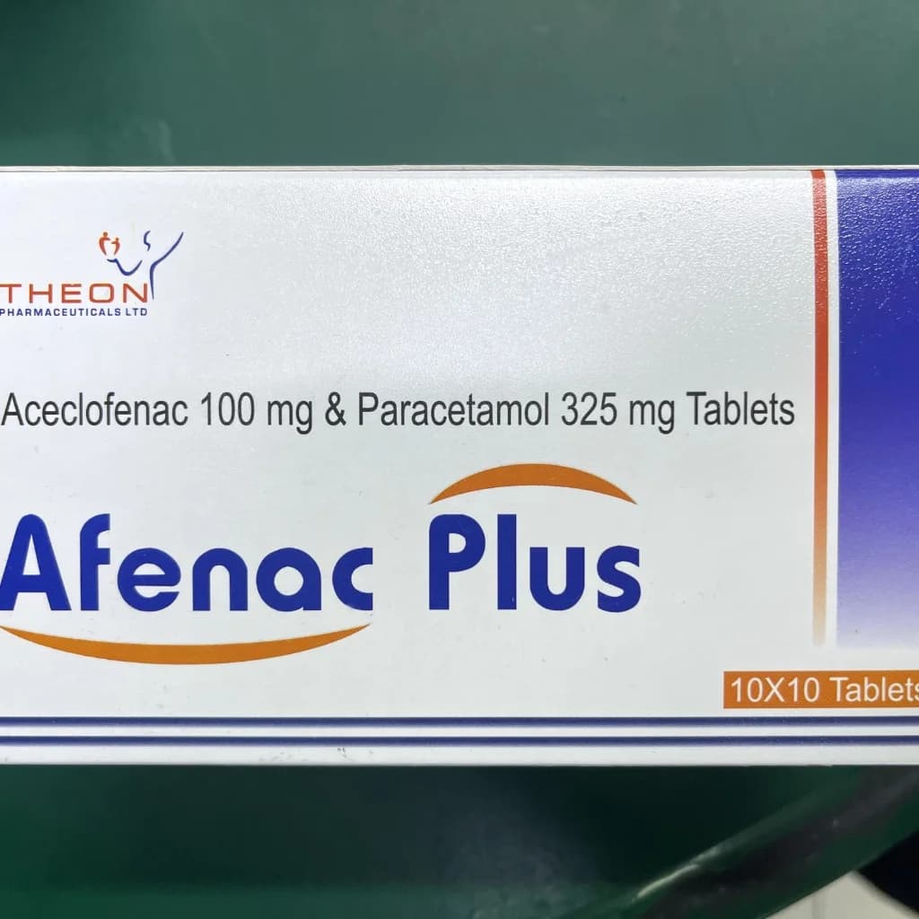 Afenac Plus 100mg, 325mg