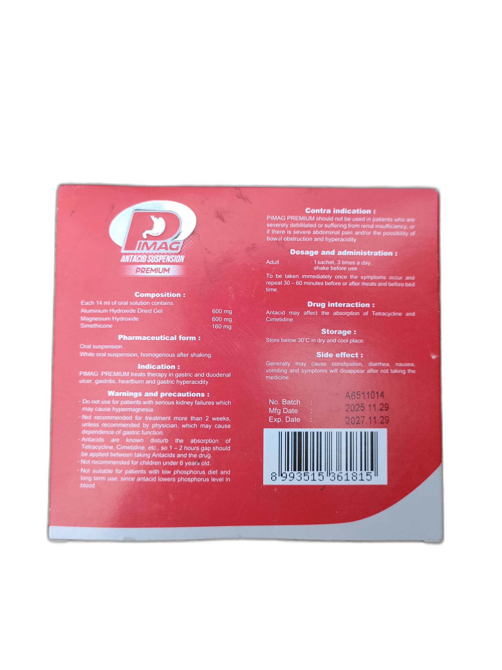 PIMAG PREMIUM 600mg