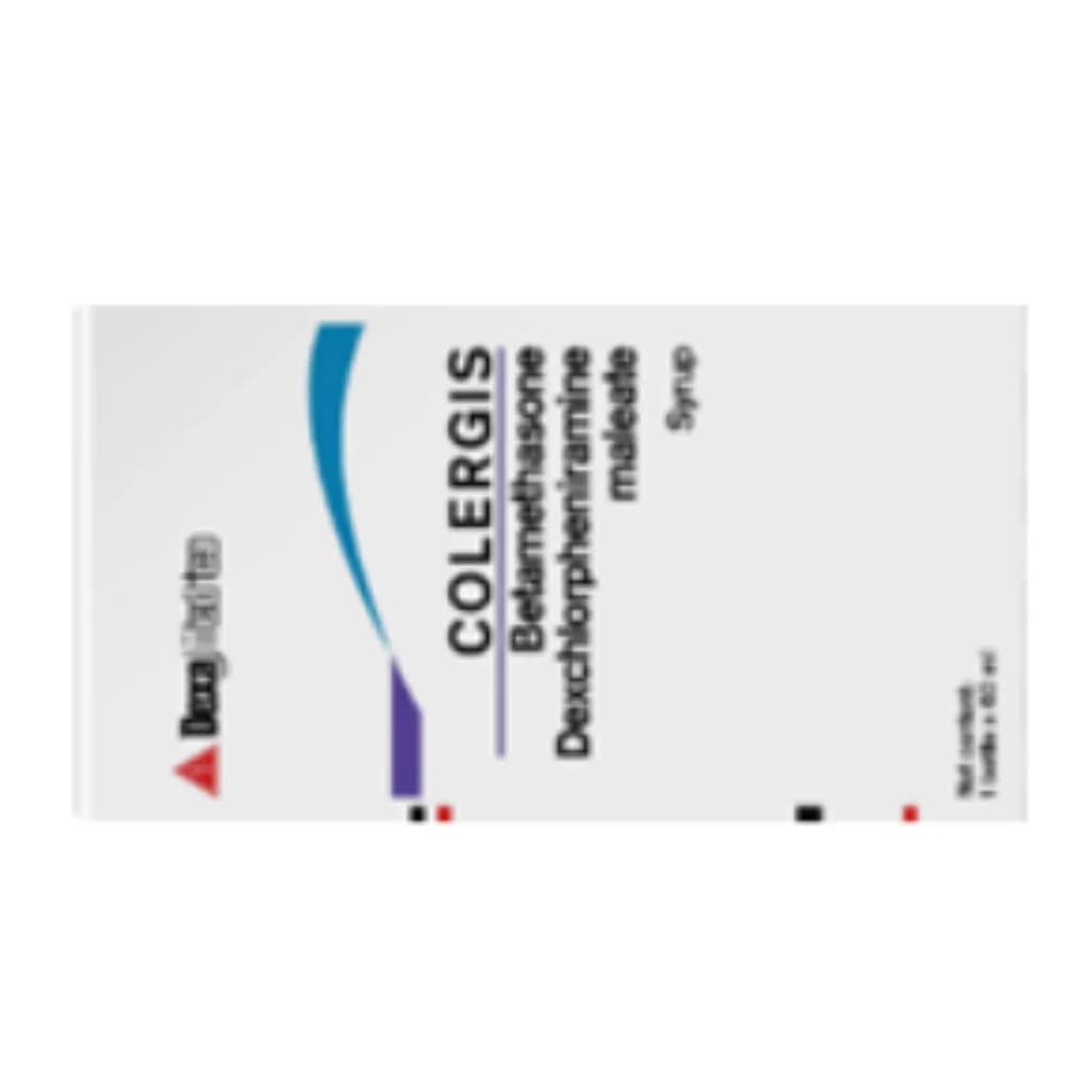 Colergis 60ml Syrup (Betamethasone/Dexchlorpheniramine)