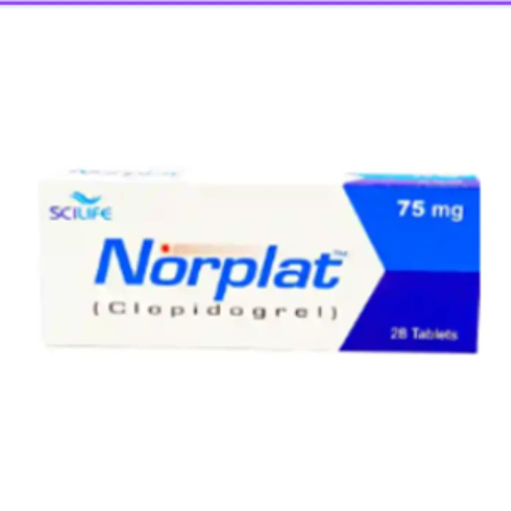 Norplat 75mg (Clopidogrel) 75mg