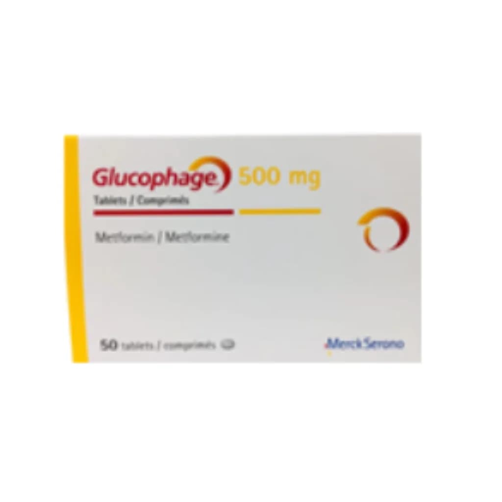 Glucophage 500mg (Metformin) 500mg