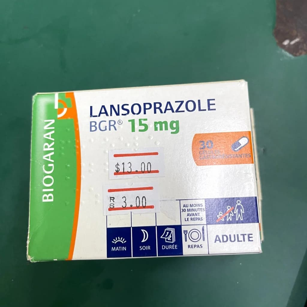 Lansoprazole BGR 15mg 15mg