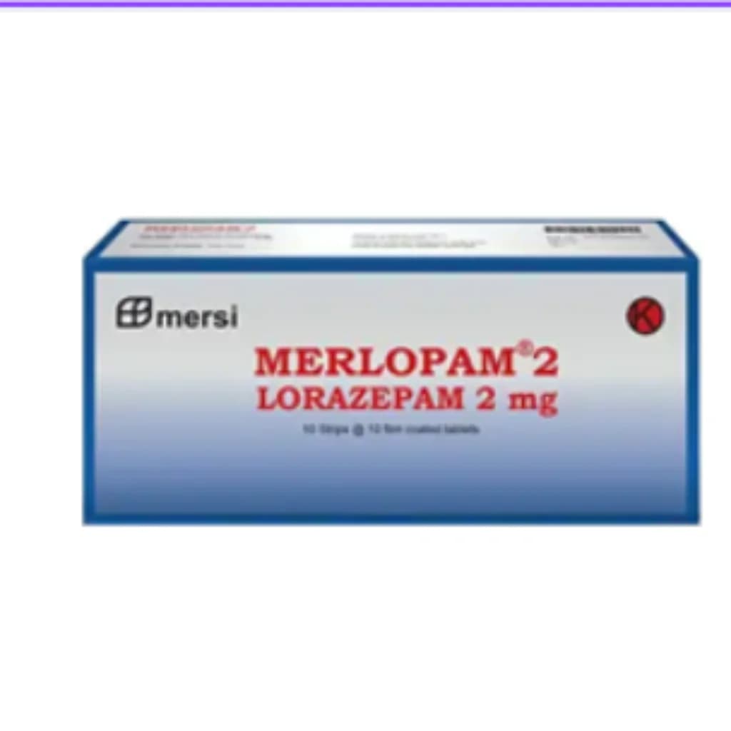 Merlopam 2mg (Lorazepam) 2mg