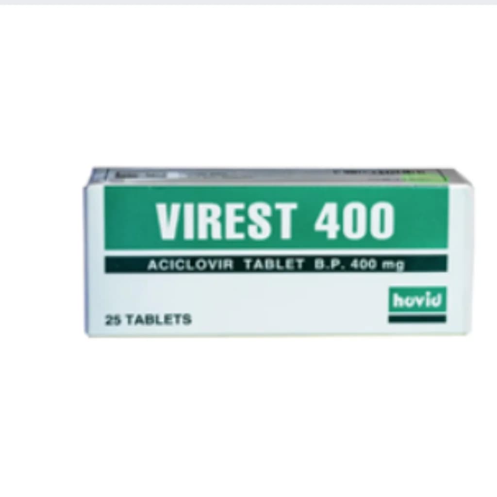 Virest 400mg (Aciclovir/Acyclovir) 400mg