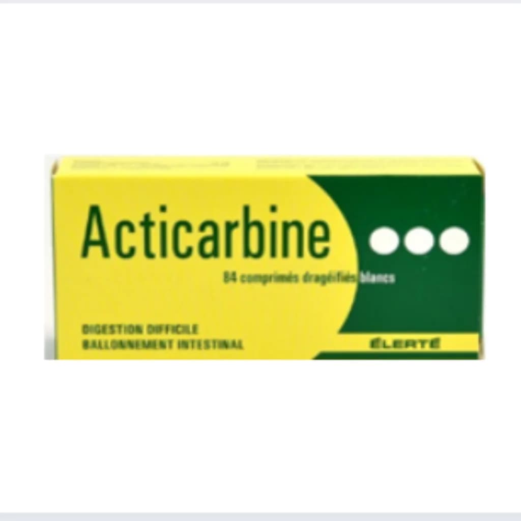 Acticarbine 84mg (Papaverine 14mg/Activated Charbon 70mg) 84mg (Papaverine 14mg/Activated Charbon 70mg)