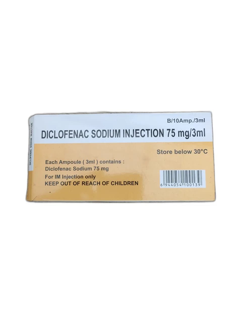 DICLOFENAC SODIUM INJECTION 75 mg/3ml