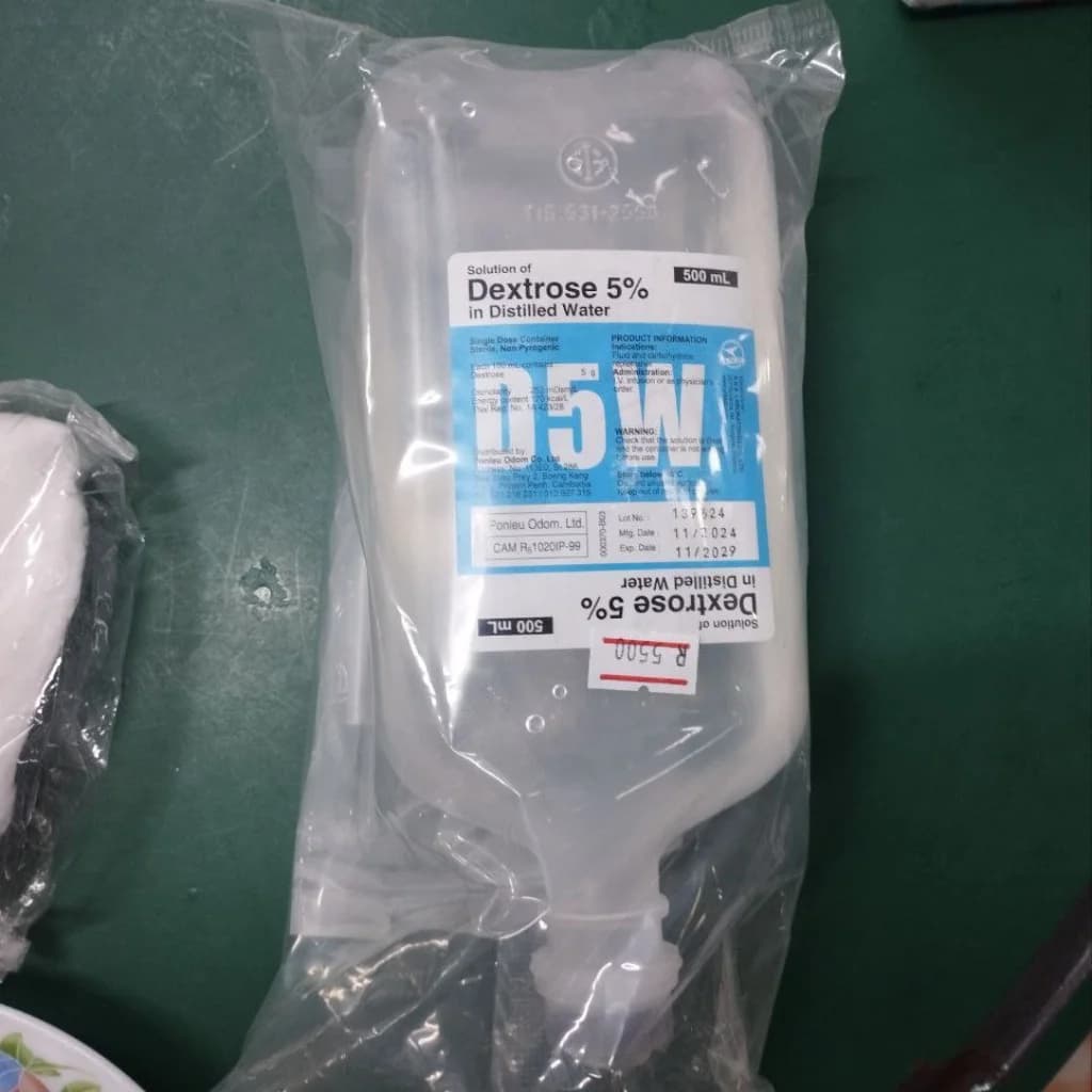 Dextrose 5% in Distilled Water 500ml