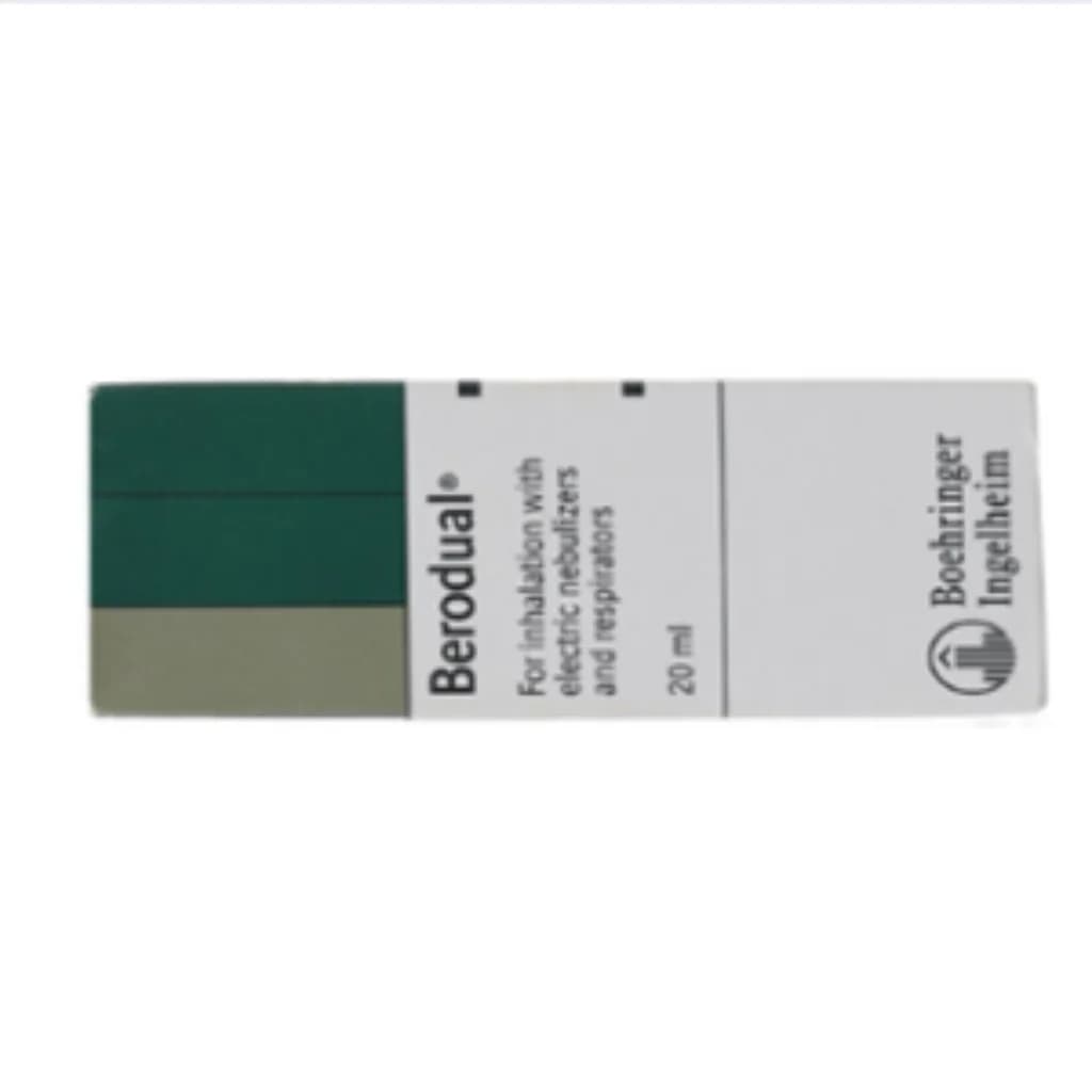 Berodual 20ml Nebulizer (Ipratropium/Fenoterol) 20ml