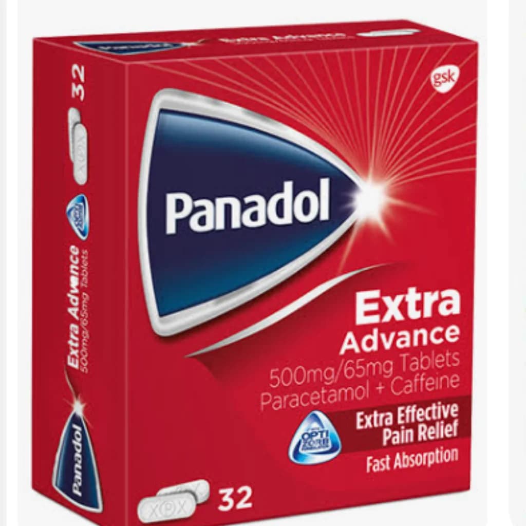 panadol extra 500mg 500 mg
