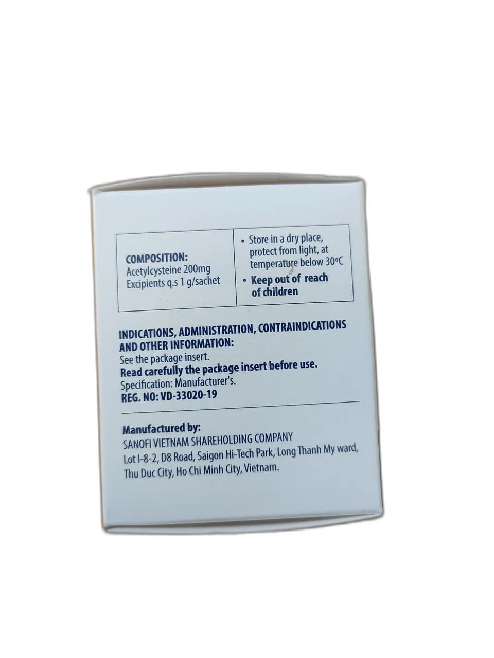 Acetylcysteine 200mg